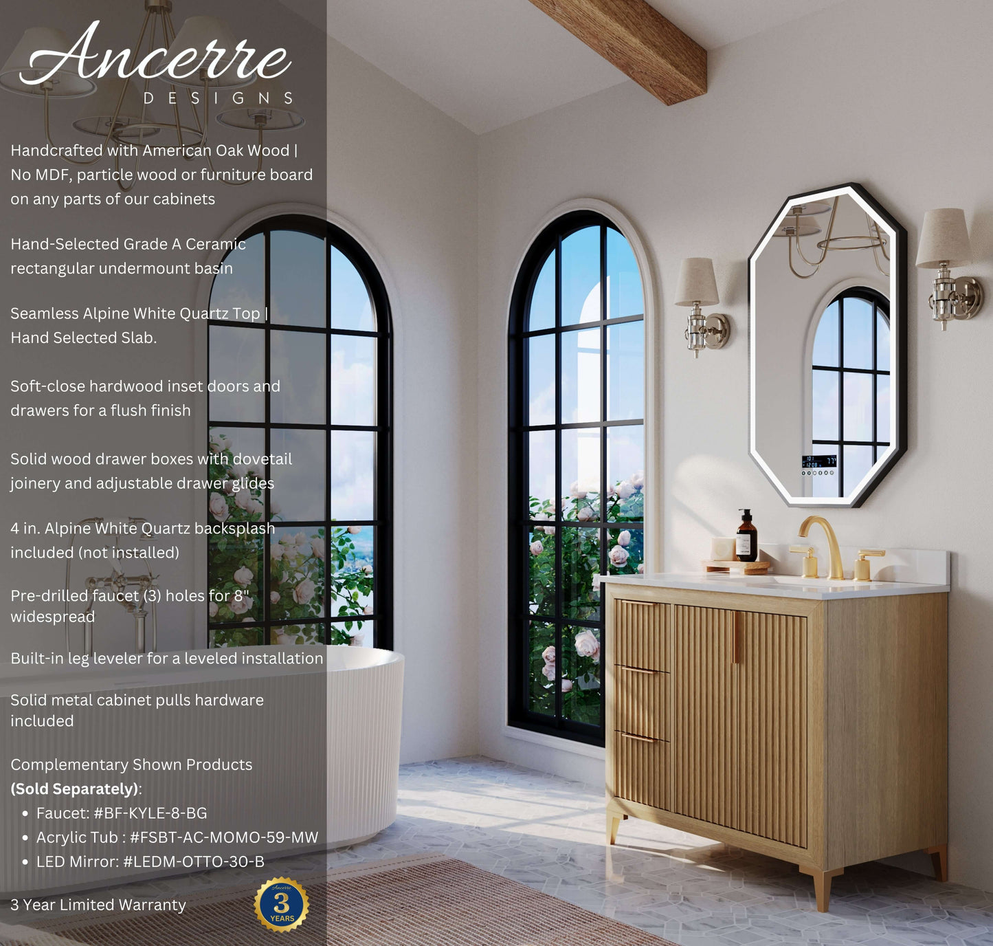 Turlington 36" Bath Vanity Set