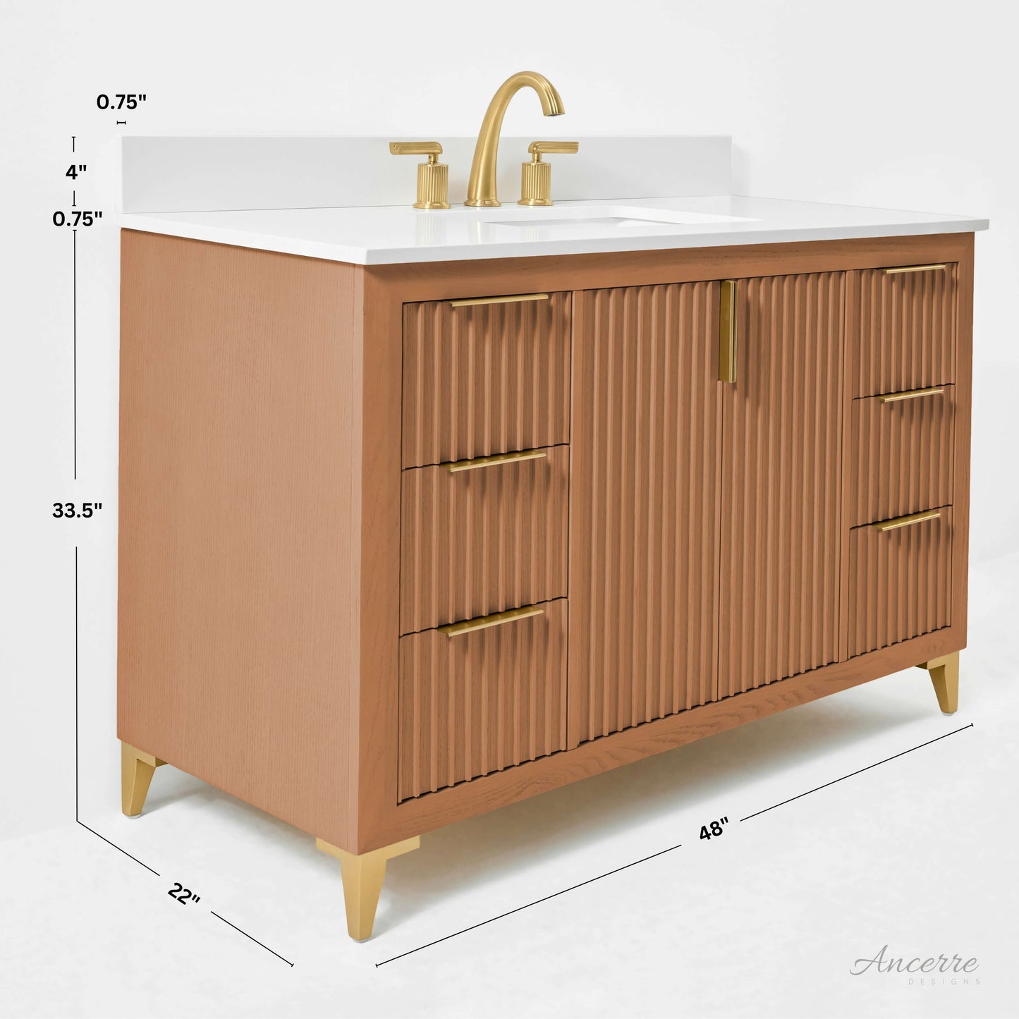 Turlington 48" Bath Vanity Set