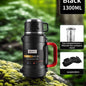 Multi-Size - Insulated Water Bottle Stainless Steel Thermos Mug Handle