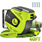 Retractable Garden Hose Reel 40/100/110/130FT Auto Rewind Wall Mounted Hose