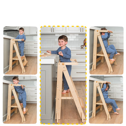 Adjustable Foldable Kitchen Tower
