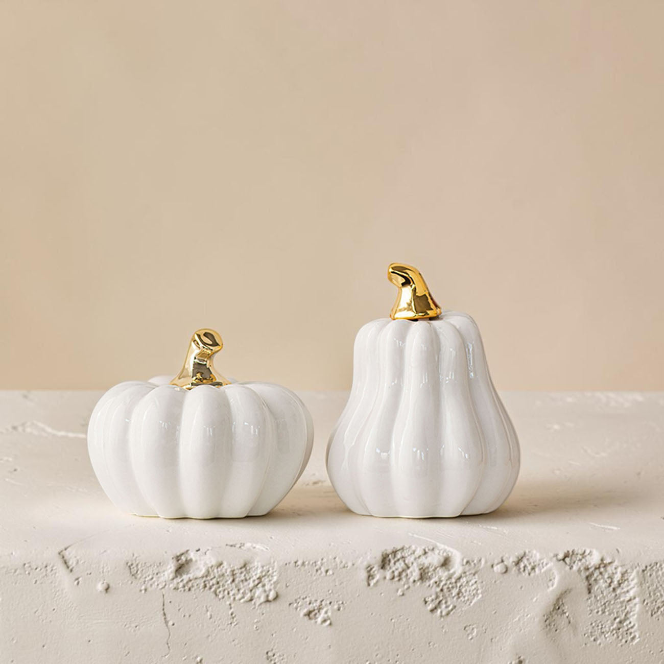 White Luxe Pumpkin