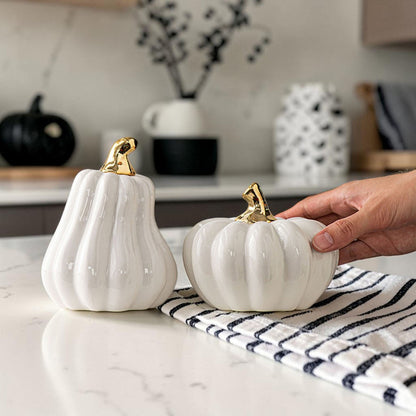 White Luxe Pumpkin