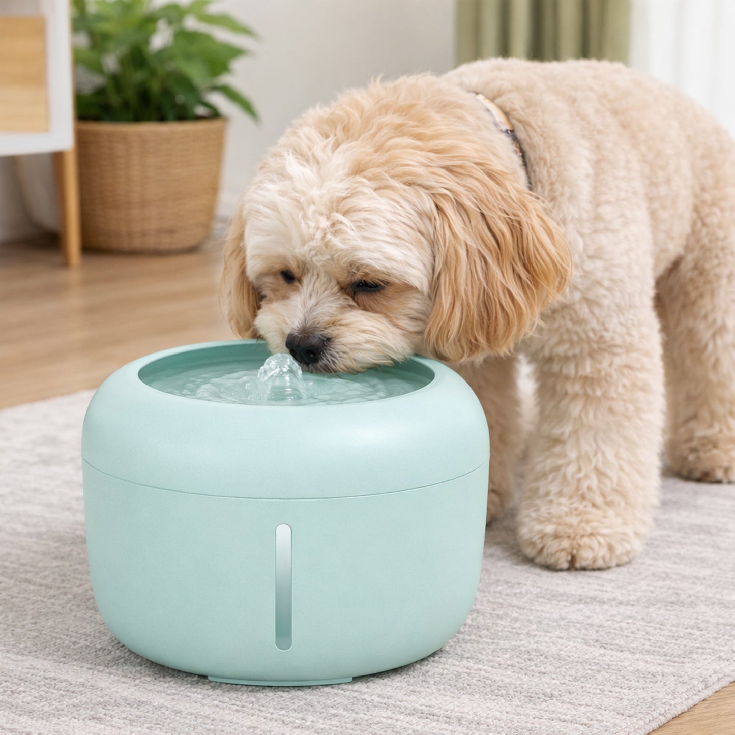 Pet Life ® 'Moda-Pure' Ultra-Quite Filtered Dog and Cat Fountain Waterer