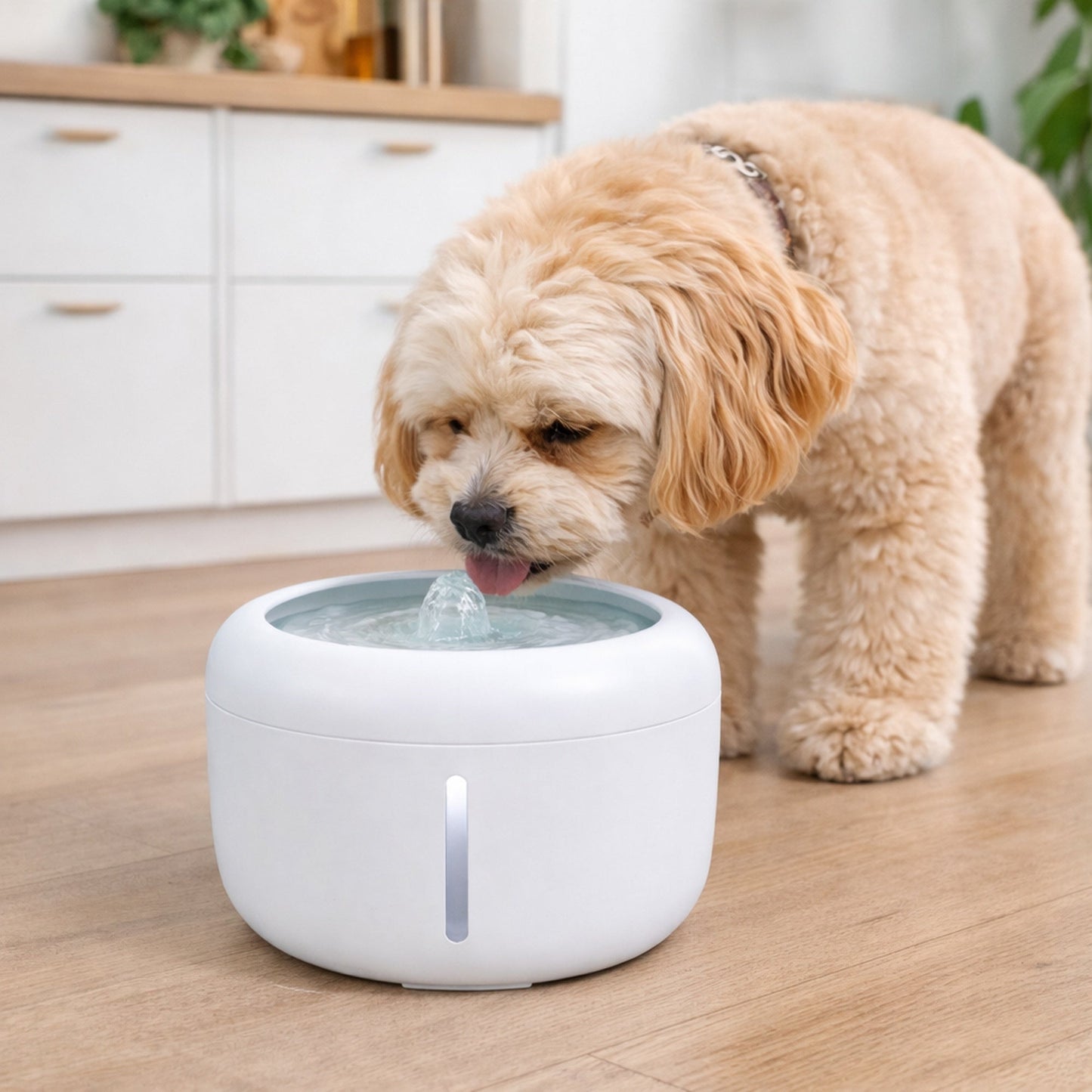 Pet Life ® 'Moda-Pure' Ultra-Quite Filtered Dog and Cat Fountain Waterer