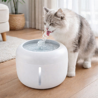 Pet Life ® 'Moda-Pure' Ultra-Quite Filtered Dog and Cat Fountain Waterer