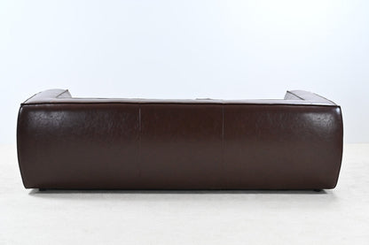 Genavive Top Grain Leather Sofa - Chocolate