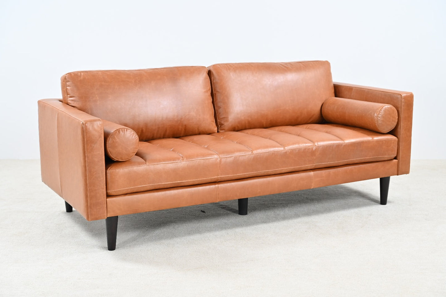 Philippe Top Grain Leather Sofa - Tan