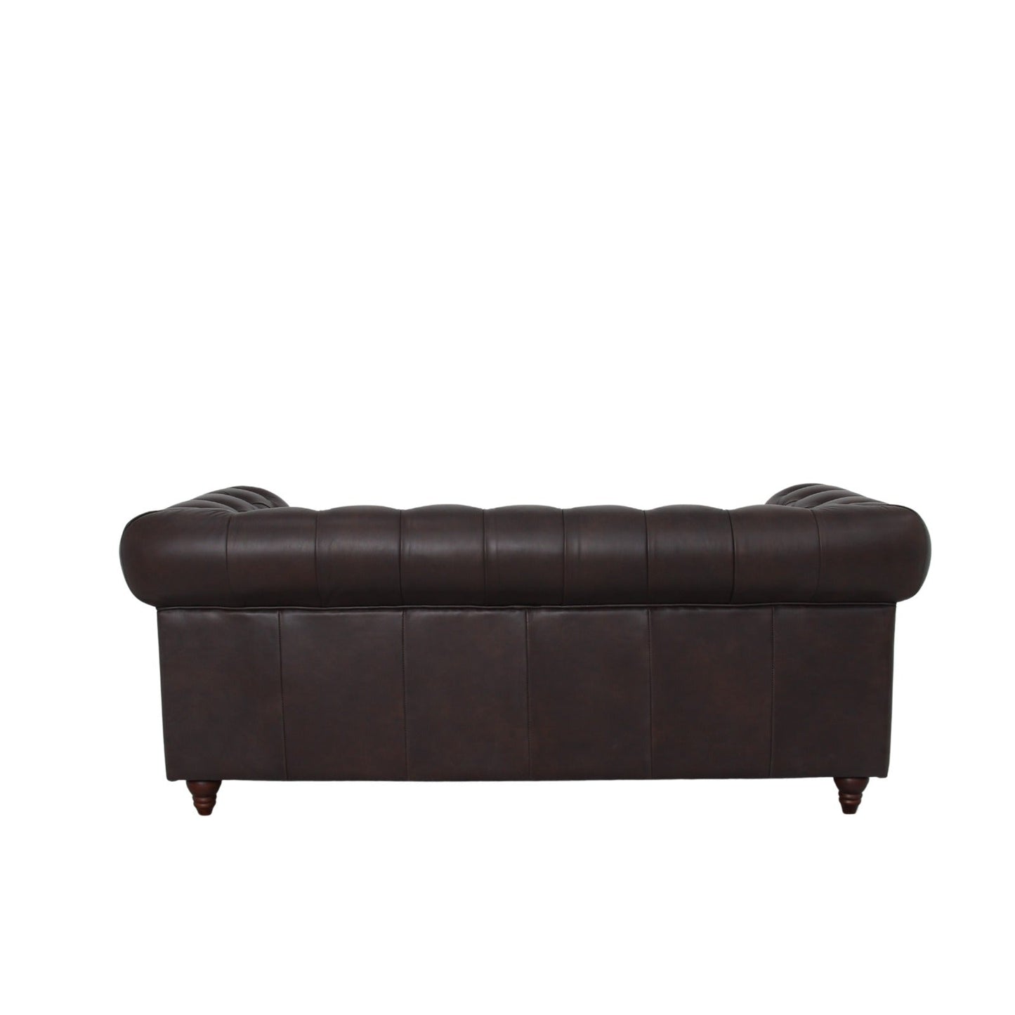 Belgravia Chesterfield Top Grain Tufted Leather Sofa – Classic Elegance in Premium Leather
