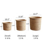 Natural Cylinder Storage and Planter Basket