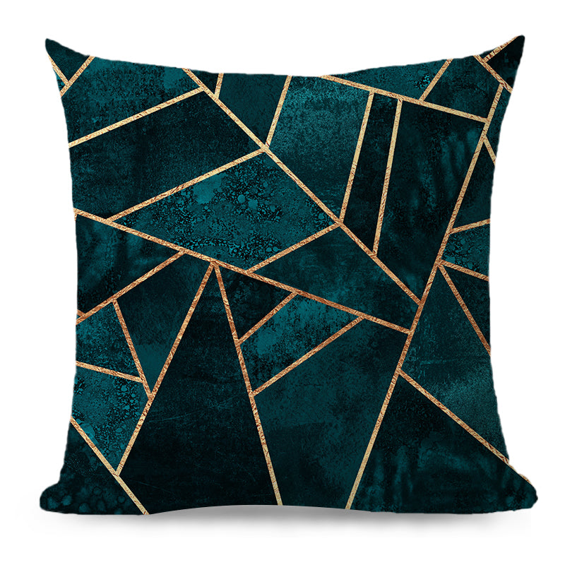 Throw Pillow Cover with 580g Insert, geometric, 20X20, Decorative Cushion – Fancy & Stacy