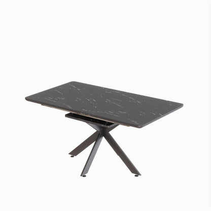 Modern Mid-Century Dining Table Set With Extendable Design