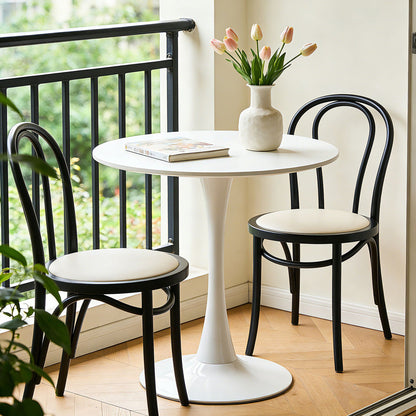 Round Dining Table With Tulip Style Base