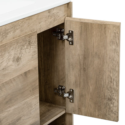 30" Modern Wood Fixture Bathroom Vanity