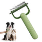 2026 New Double-Sided Dematting Comb For Dogs & Cats, Pet Grooming Tool For Long Haired Thick Double Coat Pets, Undercoat Rake Deshedding Brush For Tangles Matted Shedding Fur