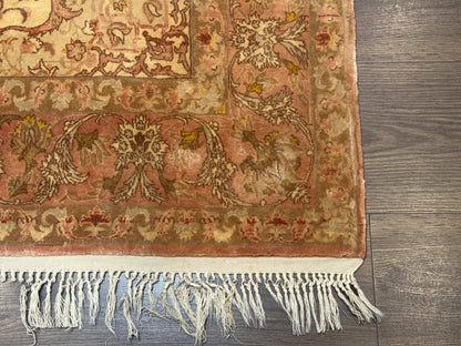 Persian Isfahan Rug 3x5 Fine 550 KPSI Kork Wool on Silk
