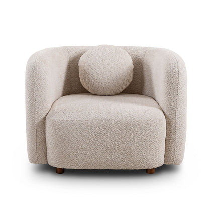 Japandi Style Accent Square Chair