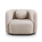 Japandi Style Accent Square Chair