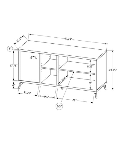 48 Inch TV Stand Console for Living Room and Bedroom