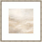 Tonal Abstract Textural White and Beige Light Natural Neutrals by The Creative Bunch Studio Framed Wall Art Print
