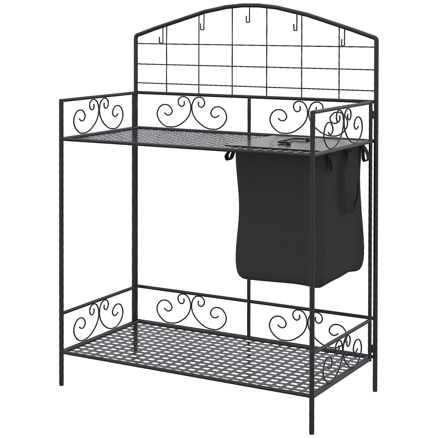 Outsunny Folding Potting Bench Table