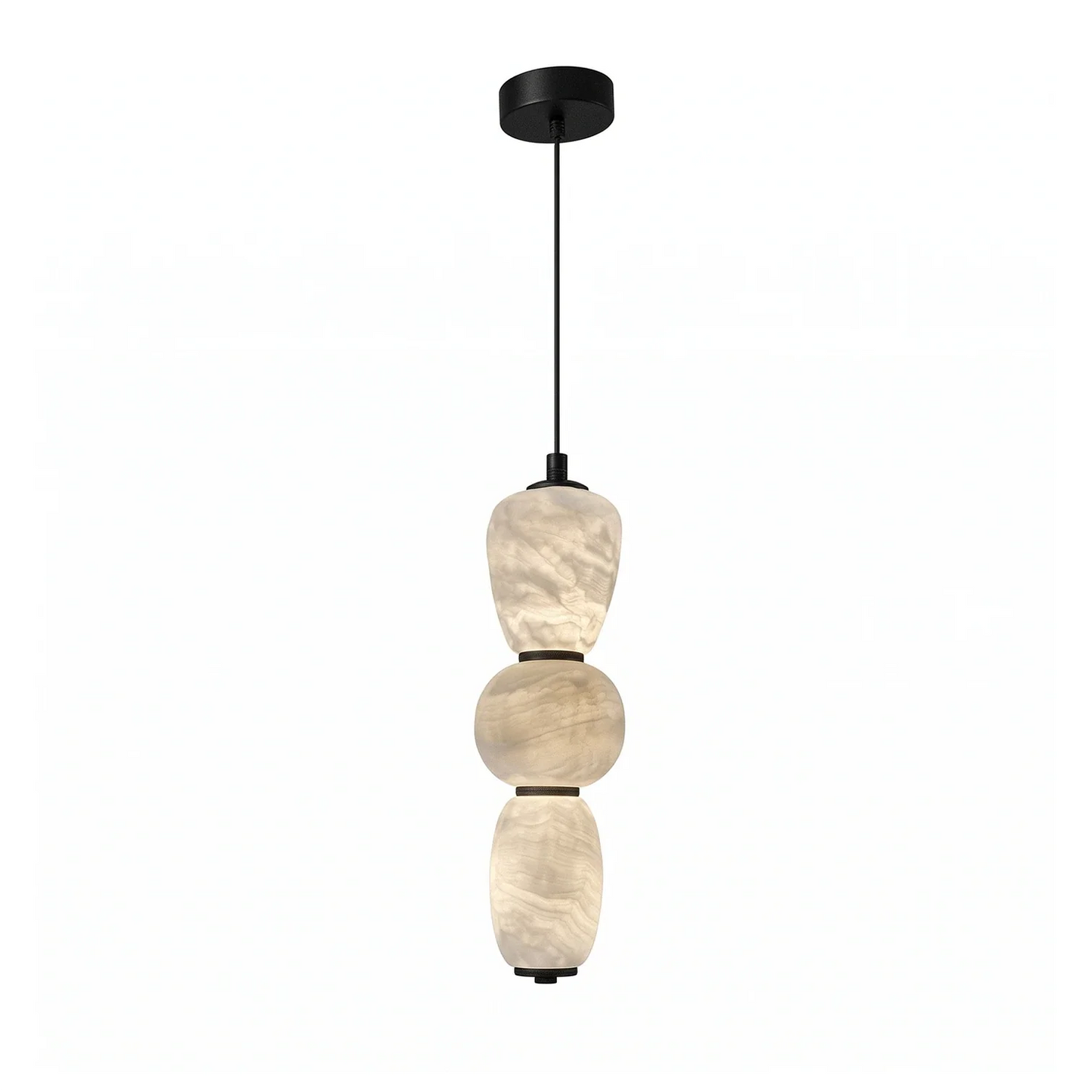 Alabaster Pendulous Pearl Pendant Light