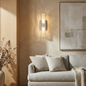 Audubonne Minimalist Crystal Column Sconce