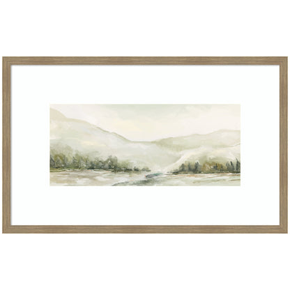 AQ Winter Landscape No. 6 by Annie Quigley Framed Wall Art Print