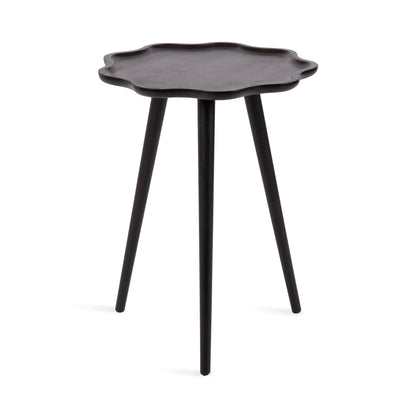 Alezar Scallop Wood Side Table