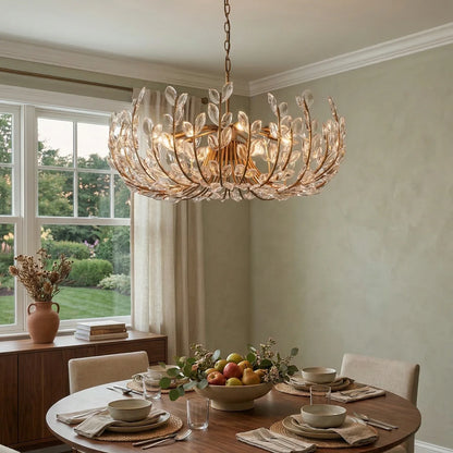 Adela Artisan Hand-Blown Glass Chandelier
