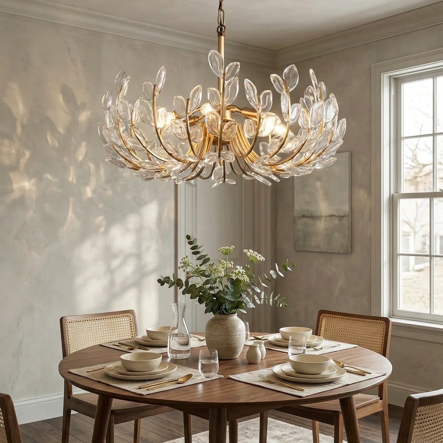 Adela Artisan Hand-Blown Glass Chandelier