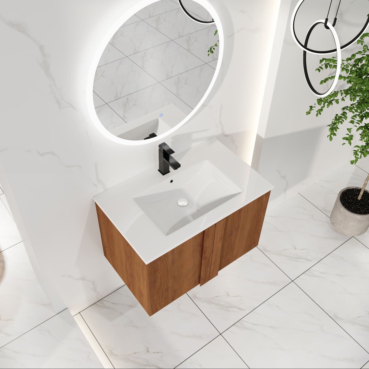Floating Bathroom Vanity With Sink Combo