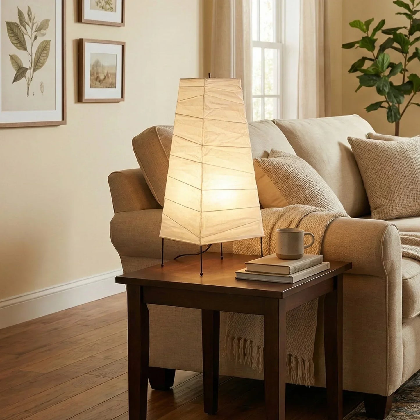 Akari Trapezoidal 4N Table Lamp