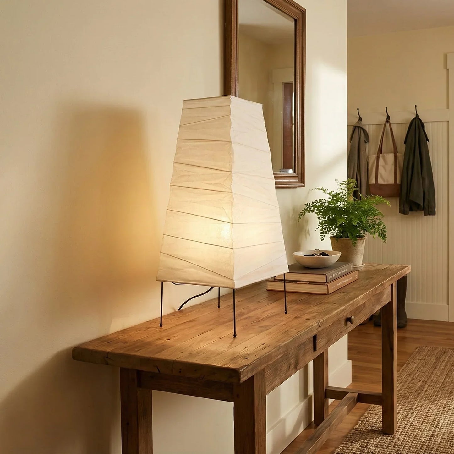 Akari Trapezoidal 4N Table Lamp