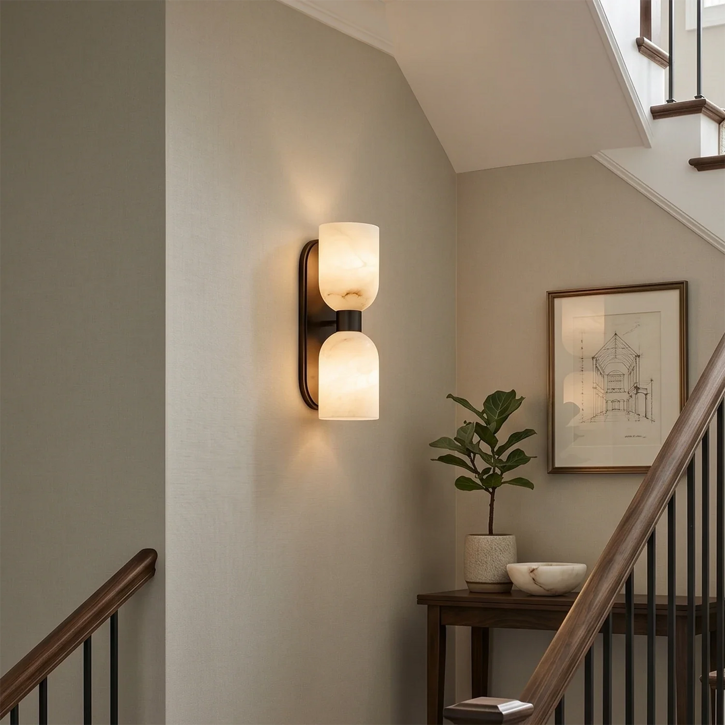 Alabaster Aurinde Wall Lamp