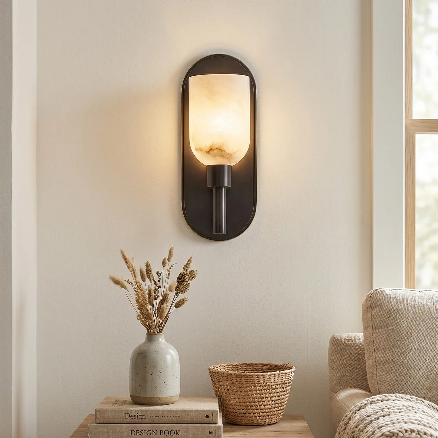 Alabaster Aurinde Wall Lamp