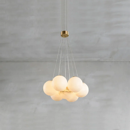 Alabaster Balls Chandelier
