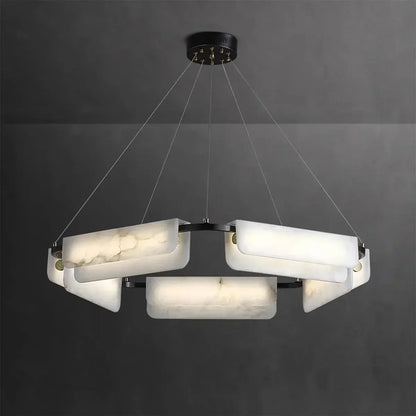 Alabaster Delia Rectangle Chandelier