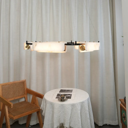Alabaster Delia Rectangle Chandelier
