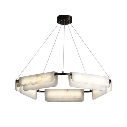 Alabaster Delia Rectangle Chandelier