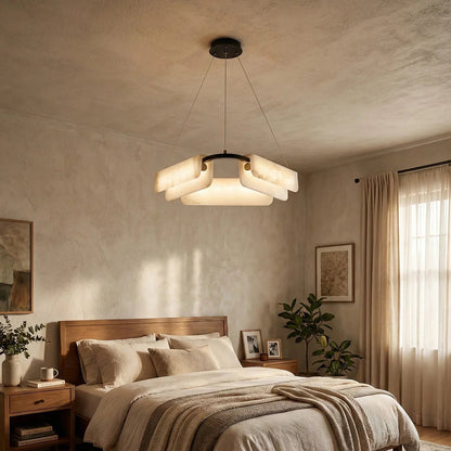 Alabaster Delia Rectangle Chandelier