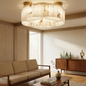 Alabaster Modern Brass Ceiling Lamp