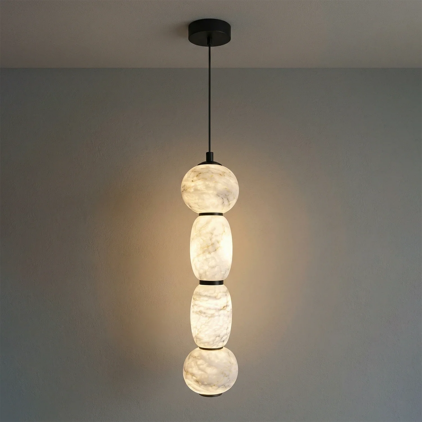 Alabaster Pendulous Pearl Pendant Light