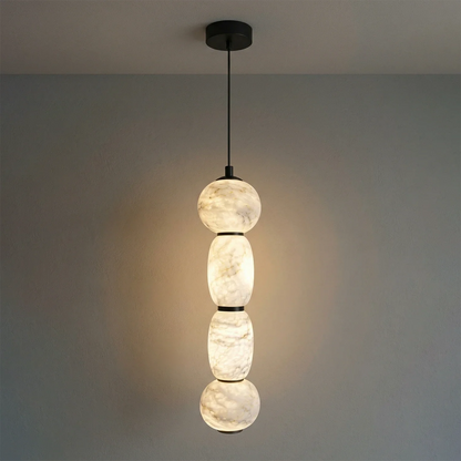 Alabaster Pendulous Pearl Pendant Light