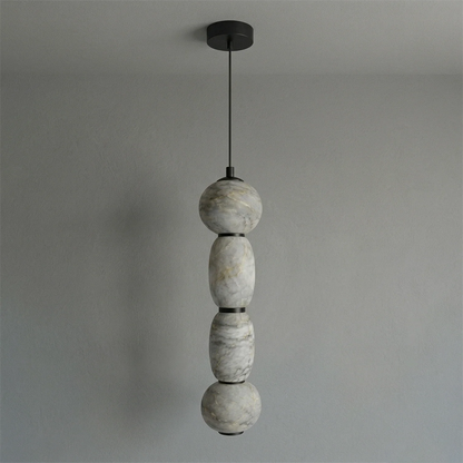 Alabaster Pendulous Pearl Pendant Light