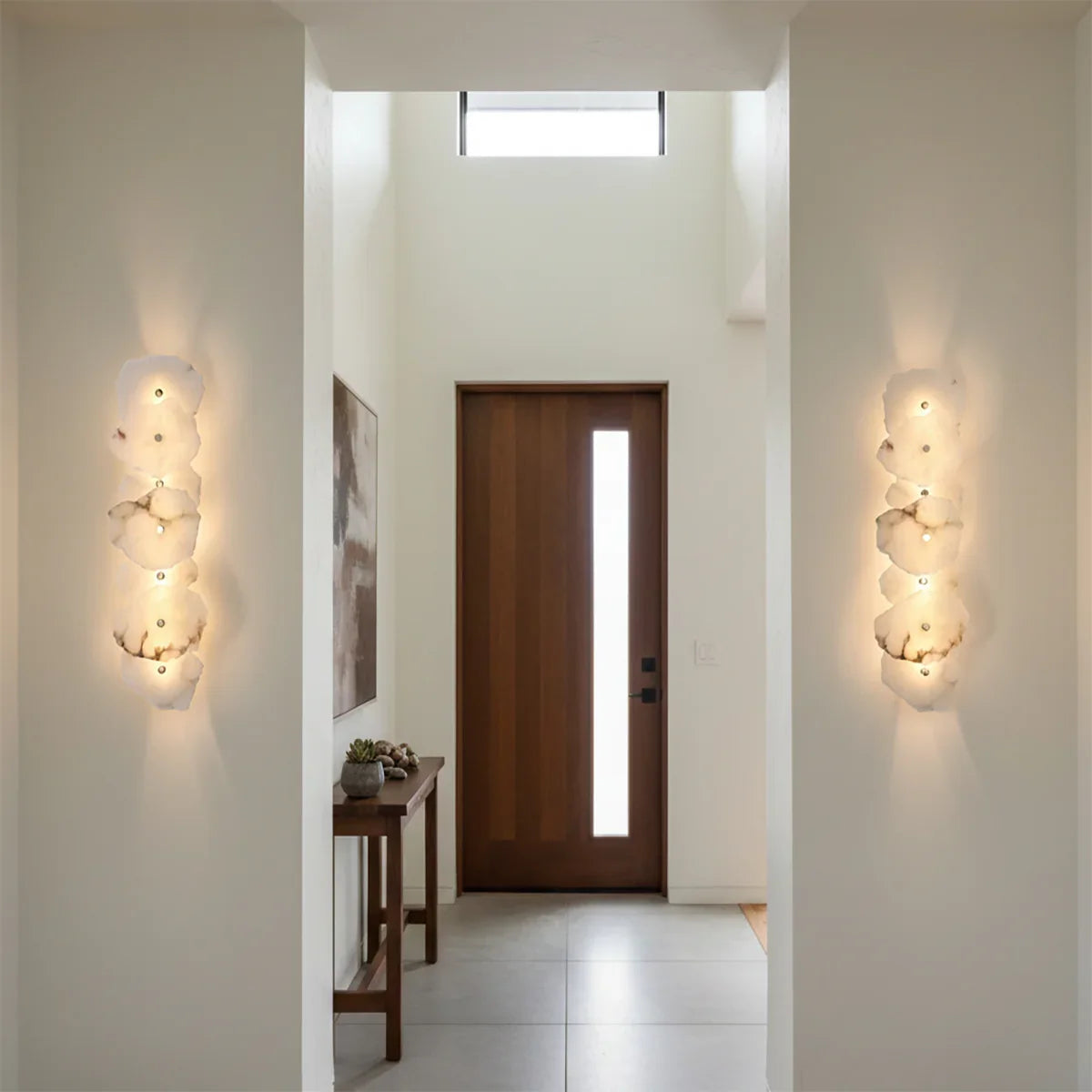 Alabaster Petra Irregular Wall Lamp
