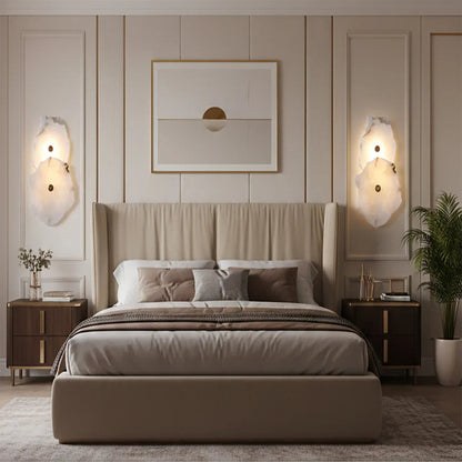 Alabaster Petra Irregular Wall Lamp