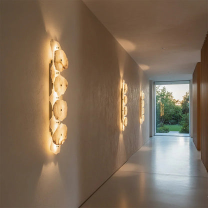 Alabaster Petra Irregular Wall Lamp