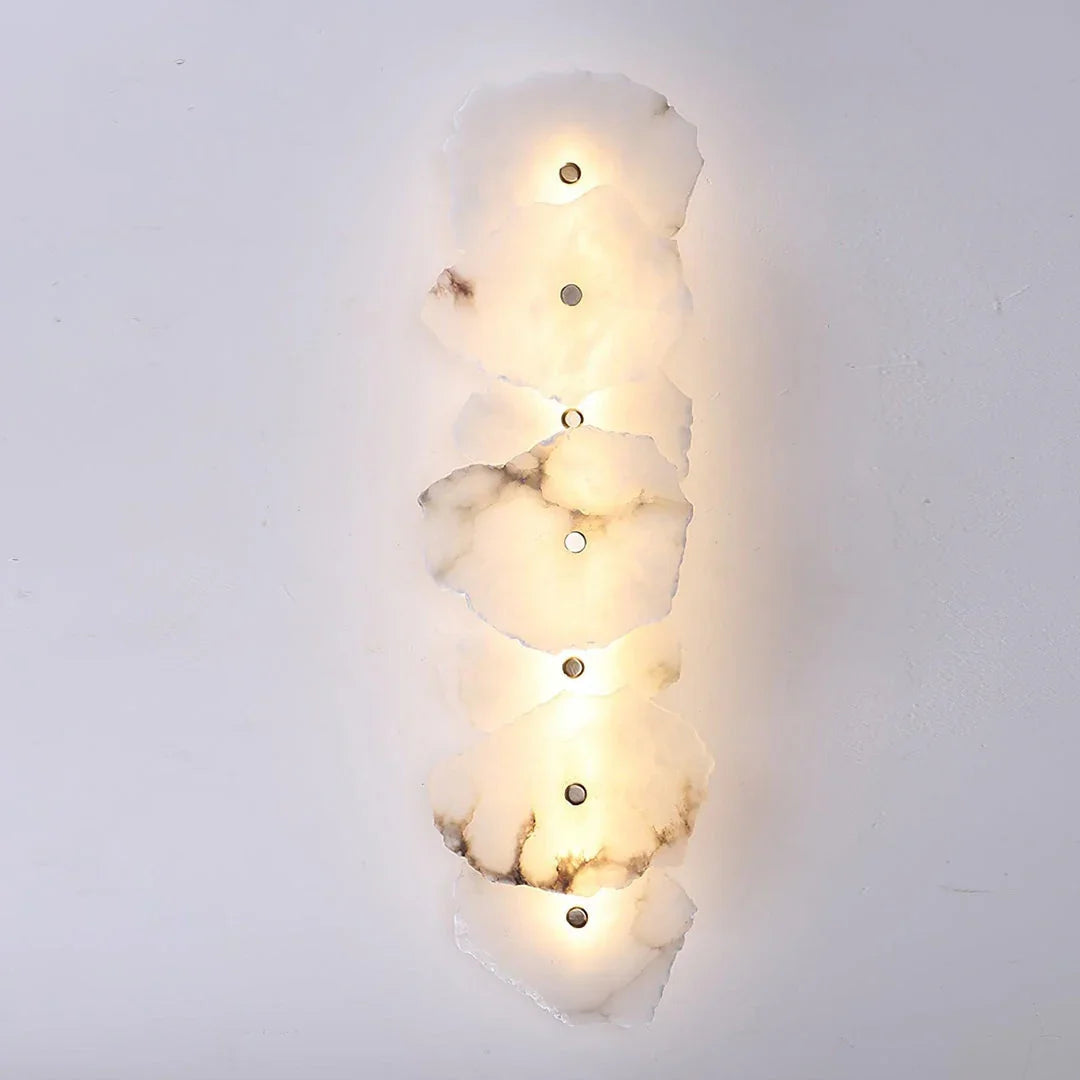 Alabaster Petra Irregular Wall Lamp