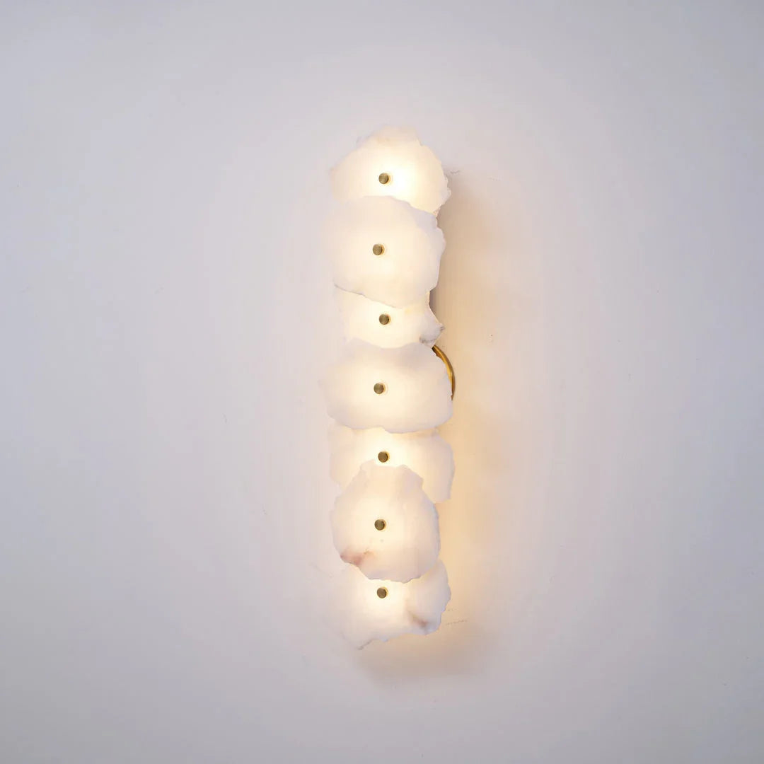 Alabaster Petra Irregular Wall Lamp
